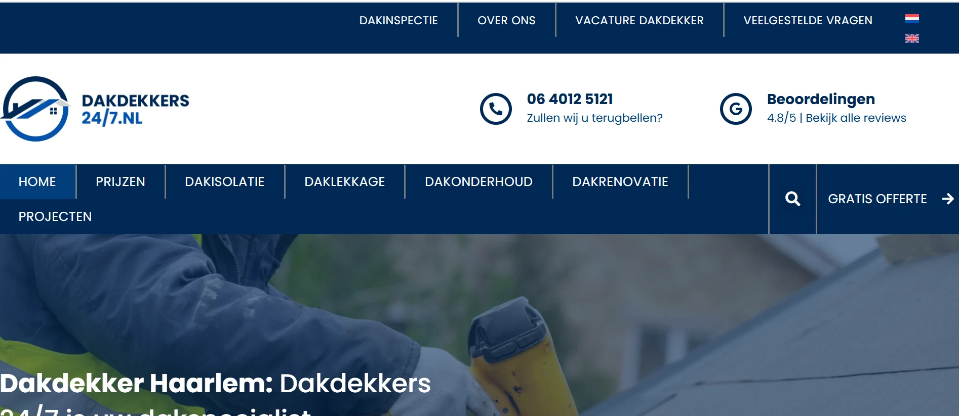 Dakdekkers247.nl Logo