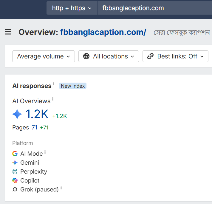 FB Bangla Caption AI Overview citations